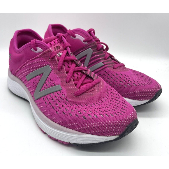 New Balance Other - New Balance 860v10 Big Kids Unisex Running Shoe Pink White US Sz 5 W Wide NIB